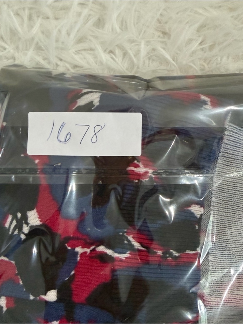 Talbots Womens 3/4 Sleeve Floral Button Up Cardigan Sweater Navy Pink Spring - Picture 7 of 7